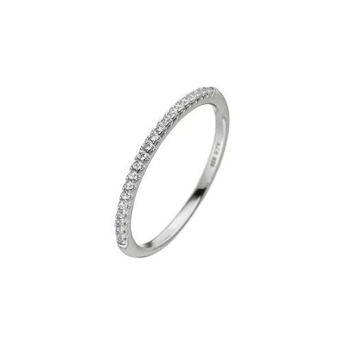 Silberring JOBO Fingerringe Gr. 60, Silber 925 (Sterlingsilber), silberfarben (silber 925) Damen schmal 925 Silber mit Zirkonia