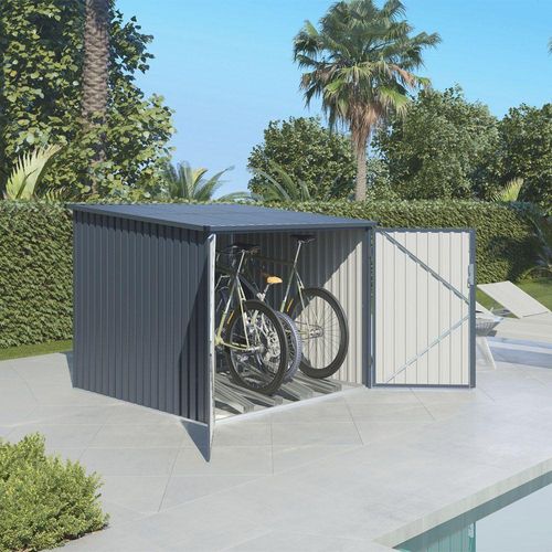 Fahrradgarage-/Fahrradhaus-/Fahrradbox, ca. 203 x 198 x 157 cm