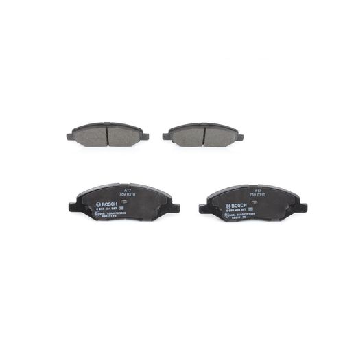 BOSCH Bremsbelagsatz NISSAN 0 986 494 867 AY040NS133,D10601JY00,41060AX085 41060AX086,41060RN22A,AY040NS142,41060EE30J,AY040NS110,AY040NS120