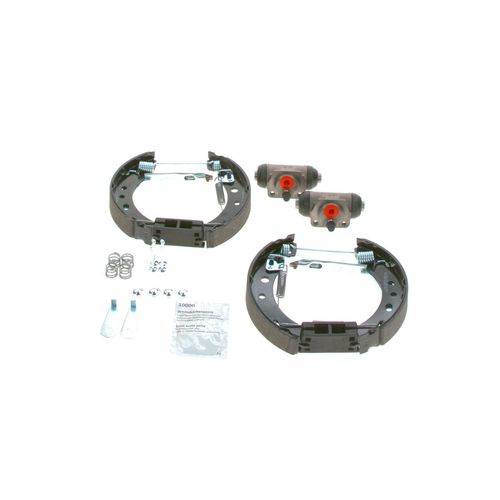 BOSCH Bremsensatz, Trommelbremse NISSAN 0 204 114 640