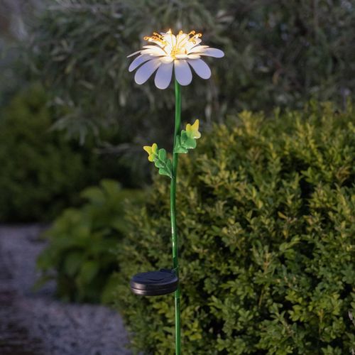 LED-Solarleuchte Daisy in Gänseblümchenform