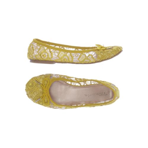 Tamaris Damen Ballerinas, gelb, Gr. 36