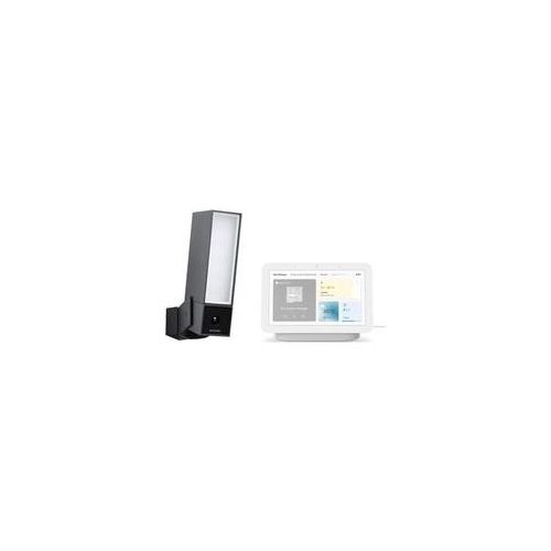 Netatmo Smarte Außenkamera mit Alarmsirene + Google Nest Hub (2. Generation)