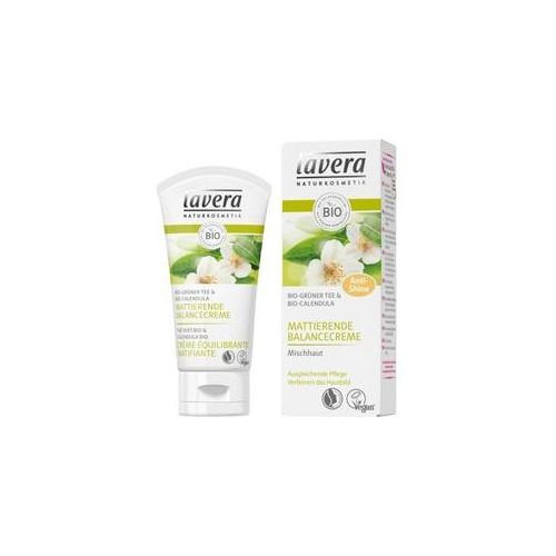 Lavera mattierende Balancecreme Grüner Tee