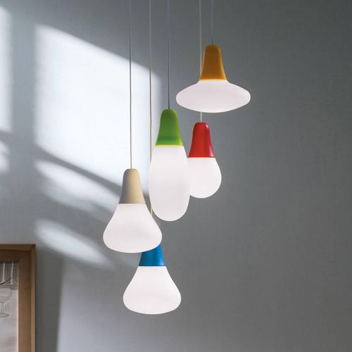 Martinelli Luce Pendelleuchte Ciulifruli, grün, Polyethylen