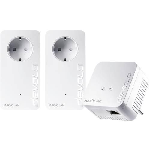 Devolo Magic 1 WiFi mini Multimedia Power Kit Powerline Network Kit 8729 DE Powerline 1200 MBit/s