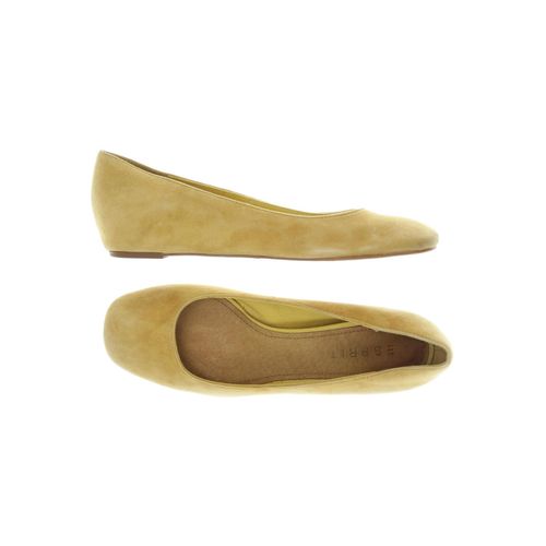 Esprit Damen Ballerinas, gelb, Gr. 38