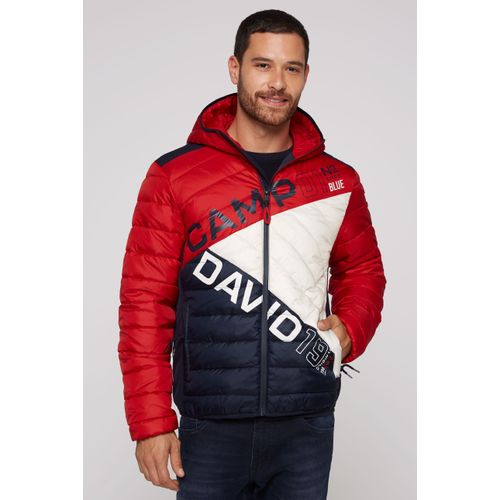 Outdoorjacke CAMP DAVID Gr. XL, rot (flight rot) Herren Jacken mit Softshell-Einsätzen