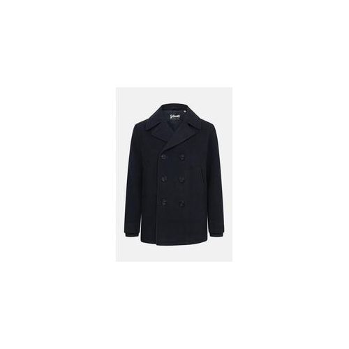 Schott NYC Caban Blau Pea Coat Jacke