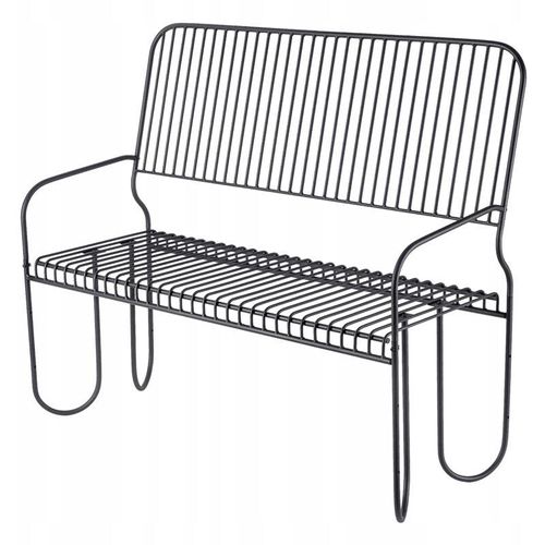 Gartenbank im Modulsystem, mit Rückenlehne, 120 cm - Kadax