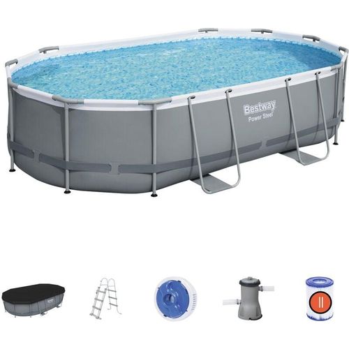 Bestway - Oberirdischer pool-bausatz 4,88 x 3,05 x 1,07 m 56448