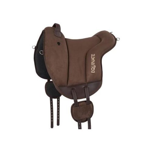 Equinate Reitpad Hamilton aus synthetischem Wildleder braun L