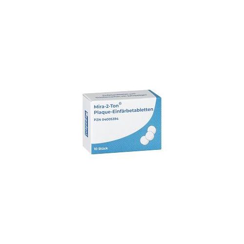 MIRA 2 Ton Plaque Einfärbe Tabletten 10 St