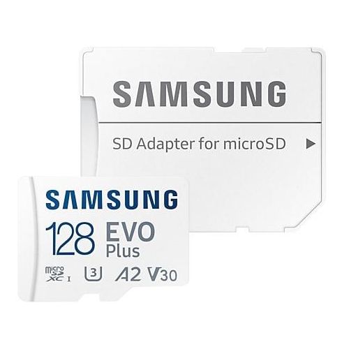 SAMSUNG MicroSDXC-Speicherkarte EVO Plus (2021) 128GB inkl. Adapter