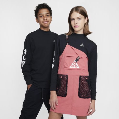 Nike ACG Dri-FIT top met wafelpatroon en lange mouwen voor kids - Zwart