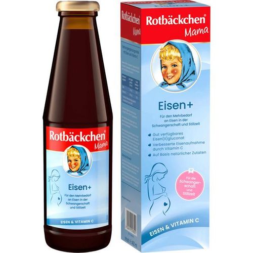 Rotbäckchen Saft Mama Eisen + (450 ml)