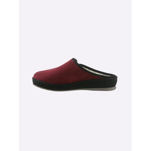 Pantoffel SCHAWOS Gr. 41, rot (bordeaux) Damen Schuhe