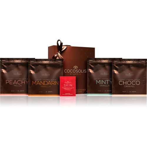 COCOSOLIS Luxury Coffee Scrub Box set(voor Zachte en Zijdezachte Huid )