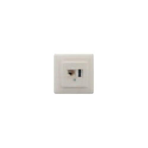 ZE KOMMUNIKATIONSTECHNIK Kombidose IAE/UAE 8(6)-TAE 6 F+N - Anschlussdose, Unterputz - TAE-F+N, RJ-45 (6-polig) - Pure White, RAL 9010