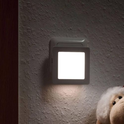 Paulmann Esby LED-Nachtlicht, Steckdose, eckig