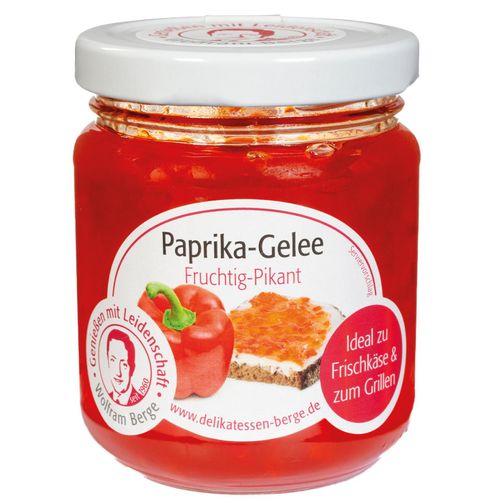 Paprika-Gelee Rot Fruchtig-pikanter Brotaufstrich