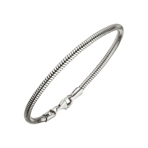 Silberarmband JOBO Armbänder Gr. Silber 925 (Sterlingsilber), silberfarben (silber 925) Damen Schlangenarmband 925 Silber 19 cm