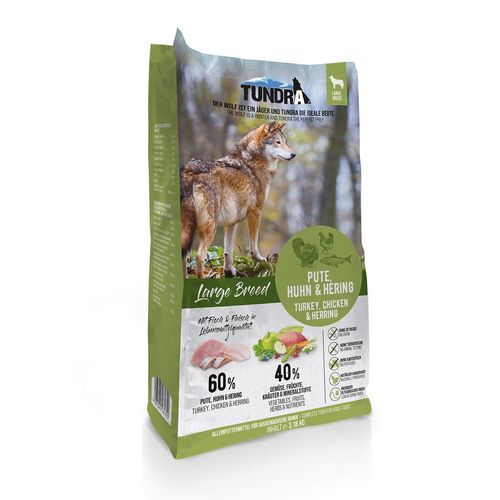 Tundra Dog Large Breed Pute, Huhn & Hering 3,18kg