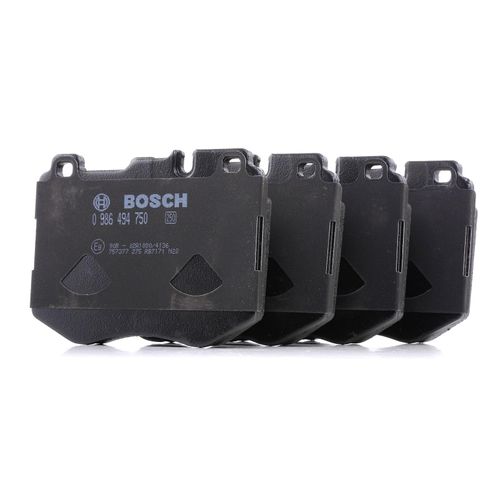 BOSCH Bremsbelagsatz MERCEDES-BENZ 0 986 494 750 0084201820,0084201920,84201820 A0004208000,A0084201920,0004208000,0004209603,A0004209603,A0084201820