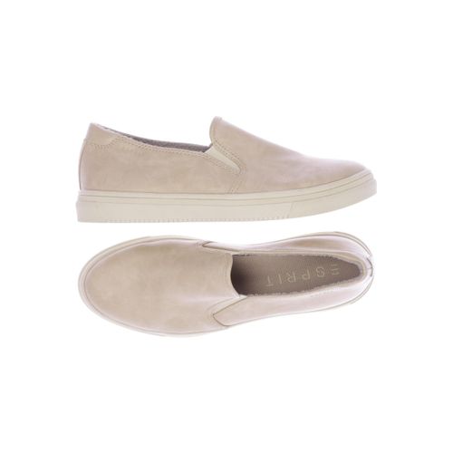 Esprit Damen Halbschuh, beige, Gr. 36