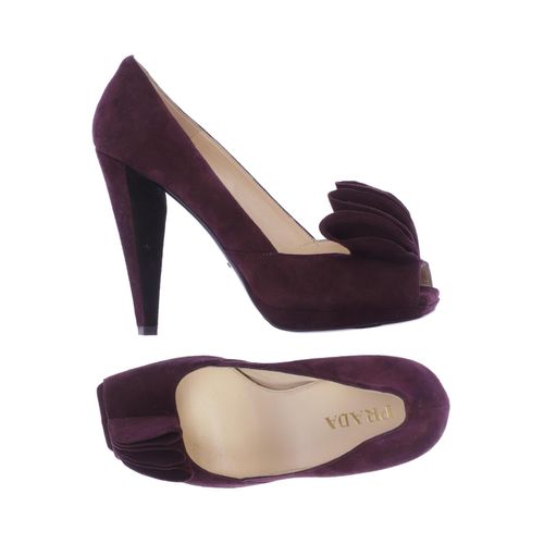 Prada Damen Pumps, bordeaux, Gr. 39