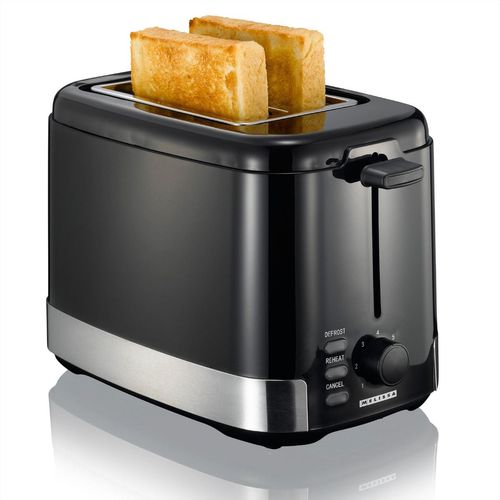 MELISSA Toaster »Melissa Toaster 16140148, Standtoaster, schwarz/SS, 800W«