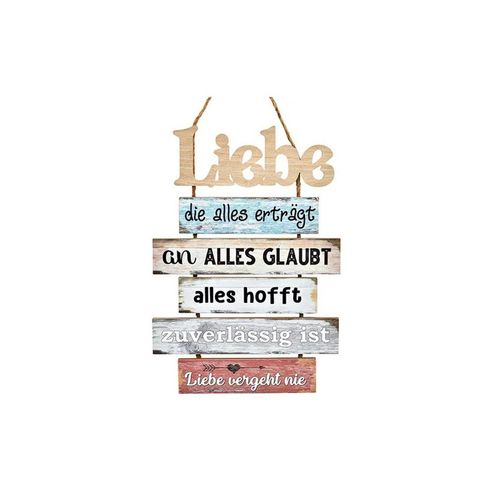 Wandbild »Schild Liebe 33 x 48 cm«