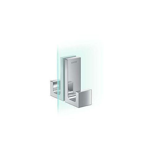 hansgrohe Axor Universal Rectangular Duschtürgriff 42639000 mit Befestigungsmaterial, chrom