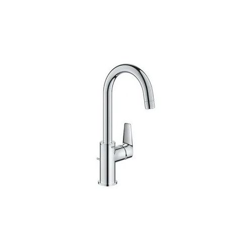 Waschtischmischer Grohe BauEdge L-Size, Ausladung 140 mm mit Ablaufgarnitur, chrom - 23760001