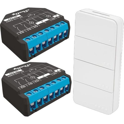 SHELLY Rollladen Automatisierung Starter Kit, 2er Set