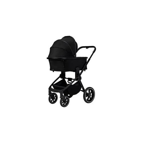 Kombi-Kinderwagen MOON "Resea+" schwarz (onyx) Baby Kinderwagen mit Sportsitz