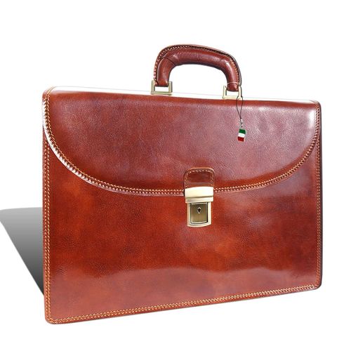 Aktentasche Businesstasche braun Florence Tasche Leder D2OTF151N
