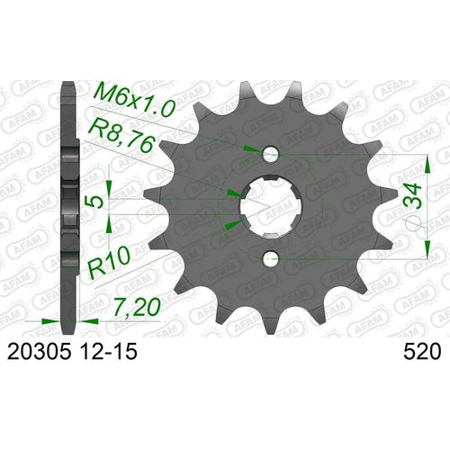 AFAM Kettenritzel 20305-15