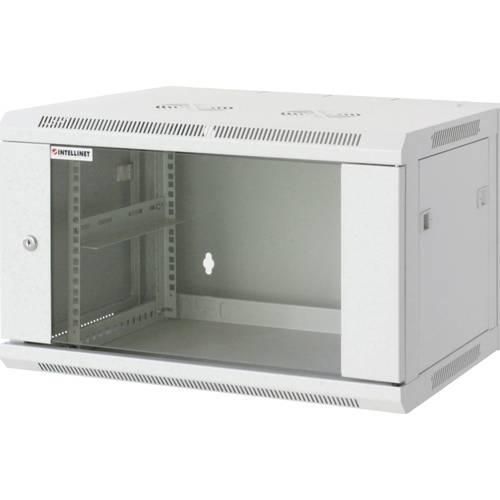 Intellinet 711746 19 Zoll Netzwerkschrank (B x H x T) 600 x 370 x 600 mm 6 HE Lichtgrau (RAL 7035)