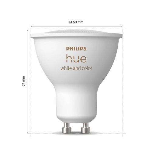 Philips Hue White & Color Ambiance LED GU10 4,2 W, 2er-Pack