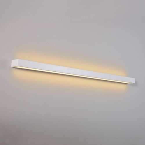 LED-Wandleuchte Mera, Breite 120 cm, weiß, 3.000K