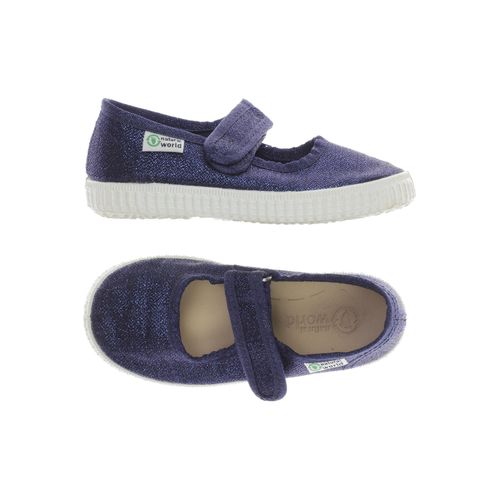 Natural World Damen Kinderschuhe, marineblau, Gr. 24