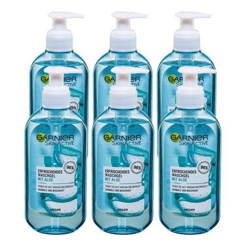 Garnier Skin Active Waschgel Aloe Vera 200 ml, 6er Pack