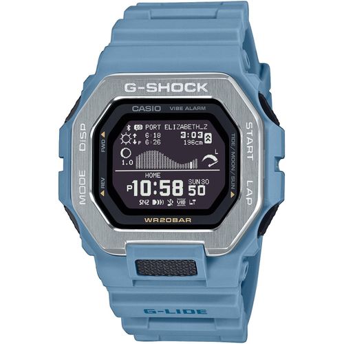 Smartwatch CASIO G-SHOCK Smartwatches blau Armbanduhr, Herrenuhr, Bluetooth, Super-Auto LED Light, Training Log