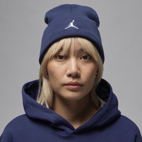 Jordan Peak Beanie mit Satinfutter - Blau