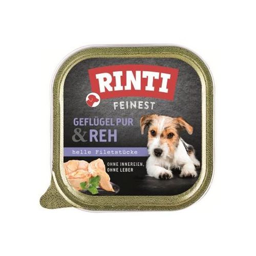 RINTI Feinest Adult Geflügel pur & Reh 22x150 g