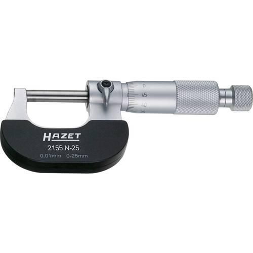 Hazet HAZET 2155N-25 Bügelmessschraube 0 - 25 mm Ablesung: 0.01 mm DIN 863-3