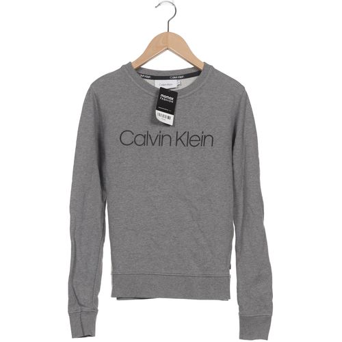 Calvin Klein Damen Sweatshirt, grau, Gr. 32