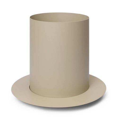 ferm LIVING Blumentopf Auran, beige, Höhe 38,7 cm, Eisen