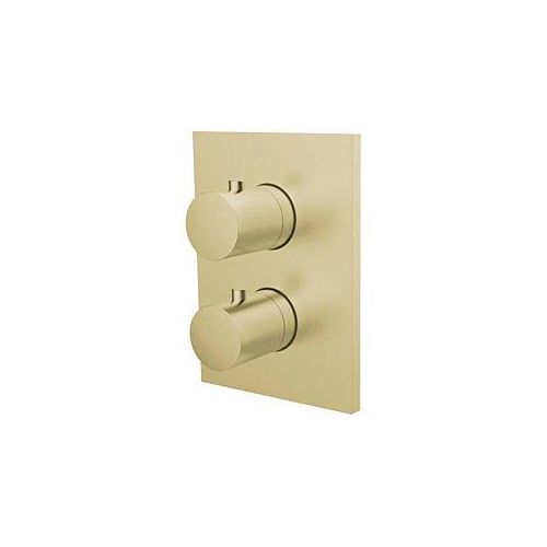 Herzbach Design iX PVD Thermostat 21.503050.2.41 Brass Steel, UP, für 2 Verbraucher